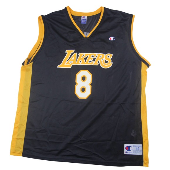 Vintage Champion Lakers Kobe Bryant #8 Basketball Jersey